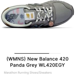 PRELOVED NEW BALANCE 420 Panda Grey running shoes